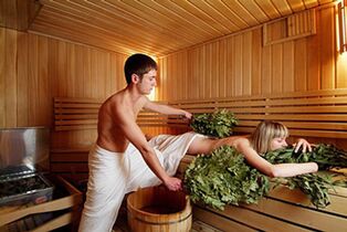 bath and sauna for efficiency