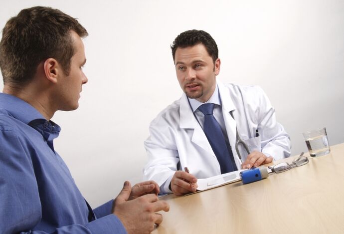 appointment of a doctor with stiffening during an erection