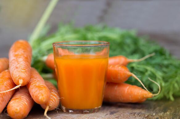 Carrot juice used by men stimulates sexual function
