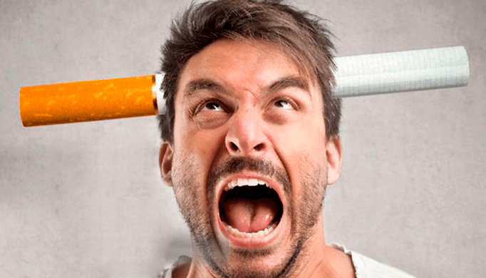 Irritability during smoking cessation in men