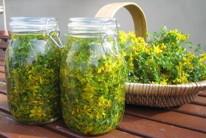 St. John's wort tincture for potency